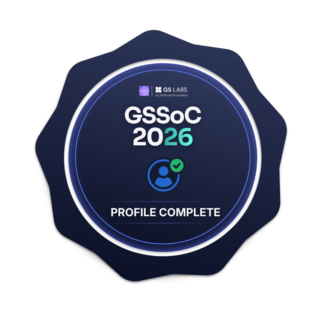 GSSoC 2026 Profile Complete badge