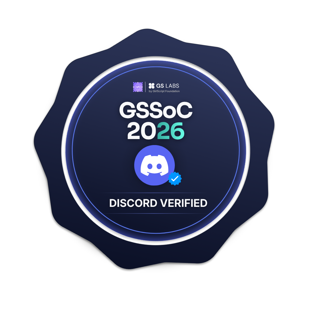 GSSoC 2026 Discord Verified badge